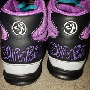 Zumba high top tennis shoe size 8